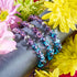 Purple Elixir | Silver | Firefly Glass Macrame Bracelet